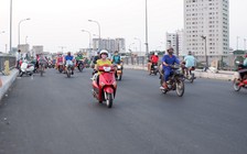 Thử tải nâng cấp cầu chữ Y, các phương tiện lưu thông thế nào?