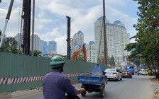 Thi công sửa chữa đường Nguyễn Hữu Cảnh có nhiều tồn tại, bất cập