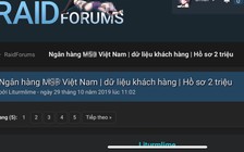 2 triệu dữ liệu ngân hàng nghi bị hacker đánh cắp