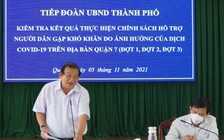 TP.HCM kiểm tra gói hỗ trợ Covid-19: 78.867 người dân Q.7 chưa nhận hỗ trợ đợt 3