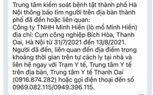 Hà Nội: Khẩn cấp tìm người đến lò mổ Minh Hiền sau 2 ca dương tính Covid-19