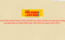 Tạp chí Kinh doanh và Biên mậu bị phạt 70 triệu, đình bản 3 tháng