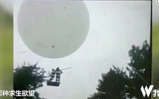 Suýt chết vì hái quả bằng khinh khí cầu ở Trung Quốc