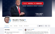Ông Trump cương quyết đòi Facebook mở lại tài khoản