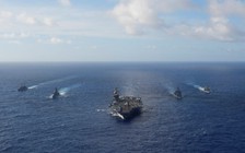 Tàu sân bay Mỹ USS Theodore Roosevelt lại tập trận với Nhật