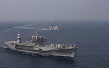 Tàu chiến Mỹ tập trận với Nhật ở biển Hoa Đông