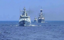 Tàu chiến Trung Quốc và Indonesia tập trận chung trên biển