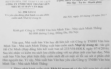 Thu hồi ấn phẩm 'Nhật ký trong tù' của nhà sách Minh Thắng