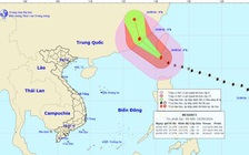 Siêu bão Meranti gây gió mạnh cấp 10 – 14 ở đông bắc Biển Đông