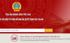 Ra mắt Trang thông tin điện tử công bố bản án, quyết định của tòa án