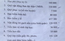 Hiệu trưởng bị phạt 10 triệu đồng vì thu nhiều khoản trái quy định