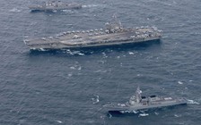 Ba tàu sân bay Mỹ tập trận sát Triều Tiên