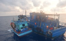 Bắt 3 tàu cá chở 190.000 lít dầu trái phép trên biển