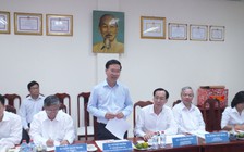 Ông Võ Văn Thưởng thăm và chúc Tết ở Công viên Phần mềm Quang Trung