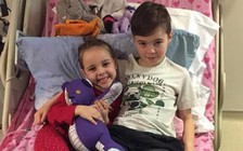 Anh trai 7 tuổi hiến tủy cứu em gái 5 tuổi