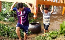 Cồn Phú Đa lại sạt lở trong đêm