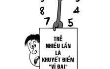 Trễ hẹn với người yêu đâu có phải là khuyết điểm phải không?