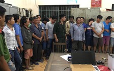 Triệt phá tụ điểm đánh bạc lớn trong rừng tràm