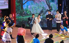 Mai Thanh Hà diện váy dạ hội nhảy sạp khiến Hồng Vân, Quyền Linh cười 'té ghế'