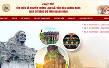 Phát động cuộc thi trực tuyến về lịch sử Đảng bộ tỉnh Quảng Nam