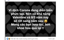 Valentine 14.2: Dân mạng đòi dời qua năm sau để tránh dịch Corona