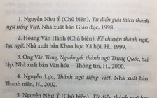 ​'Đạo' từ điển và lỗ hổng xuất bản