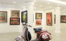 Triển lãm được xác lập kỷ lục Việt Nam với 100 họa sĩ sơn mài