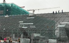 Tạm tháo dỡ khán đài chờ F1 Hà Nội trở lại