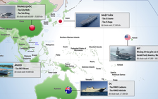 Răn đe Bắc Kinh bằng thế trận tàu sân bay Indo-Pacific