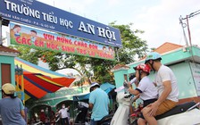 ​'Con rất vui khi đi học trở lại'