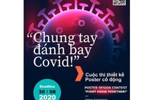 Thi thiết kế poster cổ động 'chung tay đánh bay Covid'