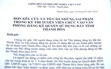 Nhiều sai phạm trong tuyển dụng 286 viên chức ở Sở TN-MT Thanh Hóa