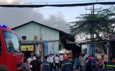 TP.HCM: Cháy công ty chuyên lắp ráp loa thùng ở Q.Tân Phú