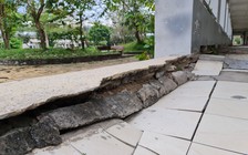 Sàn bệnh viện như... ruộng cày