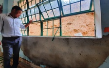 Nỗi lo sạt lở đất đè trường học bất kỳ lúc nào !