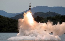 Trận địa tên lửa dưới lòng hồ của Triều Tiên