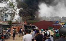 Cháy lớn ở khu đô thị mới Yên Hòa