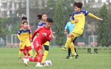 Đội tuyển nữ bóng đá Việt Nam và U.15 Hà Nội bất phân thắng bại