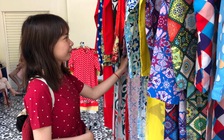 Náo nức chọn áo dài đón xuân