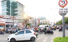 Điều chỉnh thời gian biển cấm xe trên nhiều tuyến đường ở Sài Gòn