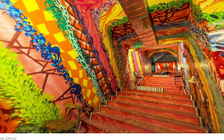 Ký túc xá Pháp được phủ đầy những bức tranh cực đẹp