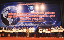 18 dự án đoạt giải sáng tạo khoa học kỹ thuật quốc gia của học sinh