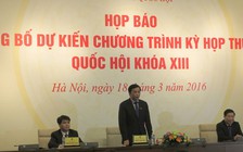 Bầu Chủ tịch nước, Thủ tướng, Chủ tịch Quốc hội tại kỳ họp cuối QH khóa 13