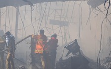 Cháy chợ của người Việt Nam ở Lào