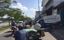 Kẹt xe nghiêm trọng trên đại lộ Võ Văn Kiệt
