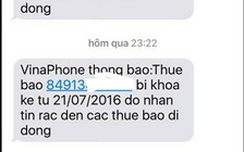 Coi chừng bị cắt dịch vụ điện thoại