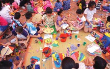 Cho các bé trải nghiệm sân chơi trung thu truyền thống