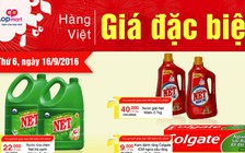 Siêu thị Co.opmart 'xả hàng' bột giặt, nước rửa chén, dầu gội đầu