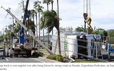 Bão Malakas gây lở đất và lũ lụt tại Nhật