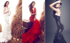 Á hậu Thanh Tú gợi cảm với đầm lông vũ